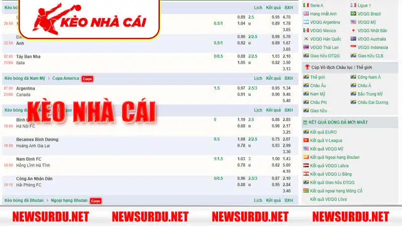 Kèo Nhà Cái 55 🎖️ Tỷ Lệ Kèo Nhà Cái 5 Trực Tuyến - bản quyền Kèo Nhà Cái 55 kèo nhà cái newsurdu.net